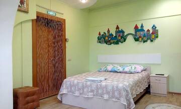 Фото номера Двухместный номер с двуспальной кроватью Гостиница Filin i Sova Mini Hotel г. Владивосток 2