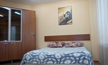 Фото номера Двухместный номер с двуспальной кроватью Гостиница Filin i Sova Mini Hotel г. Владивосток 4