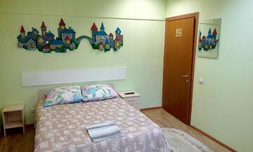 Фото номера Двухместный номер с двуспальной кроватью Гостиница Filin i Sova Mini Hotel г. Владивосток 18