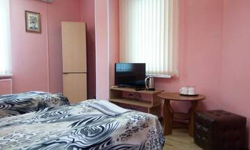 Фото номера Кровать в общем номере с 2 кроватями Гостиница Filin i Sova Mini Hotel г. Владивосток 4