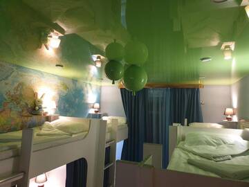 Фото номера Спальное место на двухъярусной кровати в общем номере для мужчин Гостиница Зеленая лампа г. Владивосток 2
